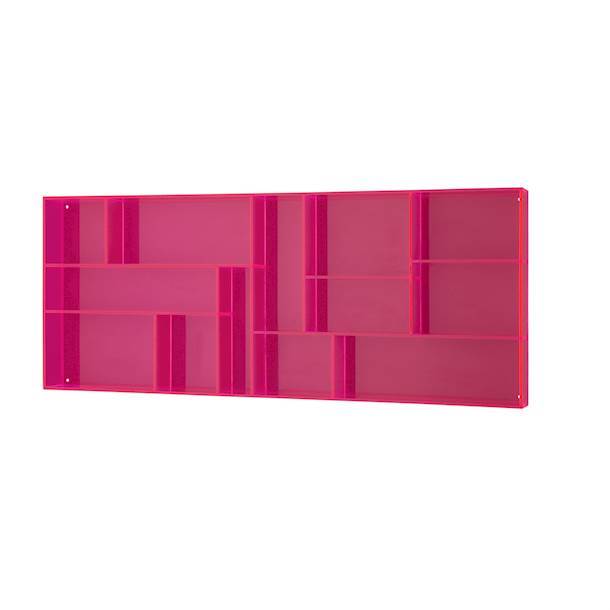 Liten Hylla Rosa Akryl