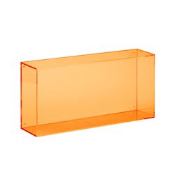 Avlång Låda Orange Akryl