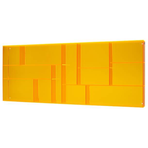 Liten Hylla Orange Akryl