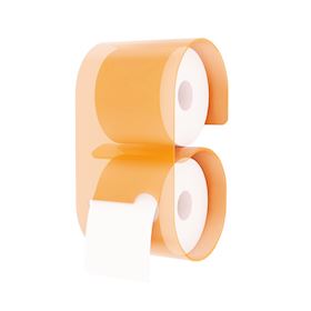 Toalettpappershållare Orange Akryl