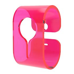 Hängkrok i Rosa Akryl 2st