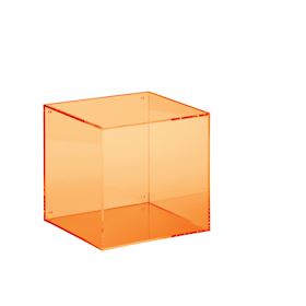 Låda t ex till Upphängning på vägg, I Orange Akryl
