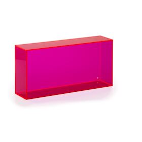Avlång Låda Rosa Akryl