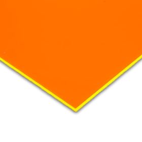 Orange Akryl Fluorescerande