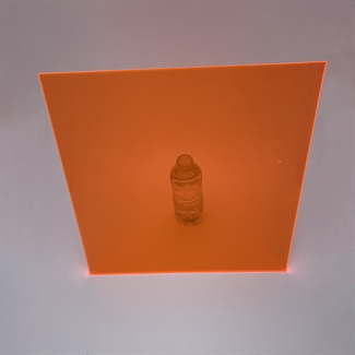 Orange Akryl Fluorescerande