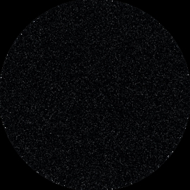 Deep Black Quartz Corian Rund 12 mm