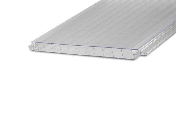 16mm Click-Step® 2-skikts klar kanalplast 0,2x3m (5 st.)