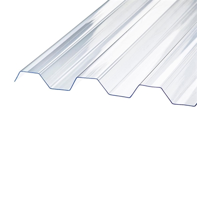 Trapetsskiva SUNLUX 2000PC 76/18 Klar 2,44m